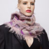 nuno felted silk scarf rosa